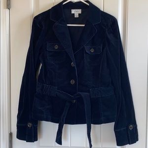 LOFT Belted Corduroy Jacket